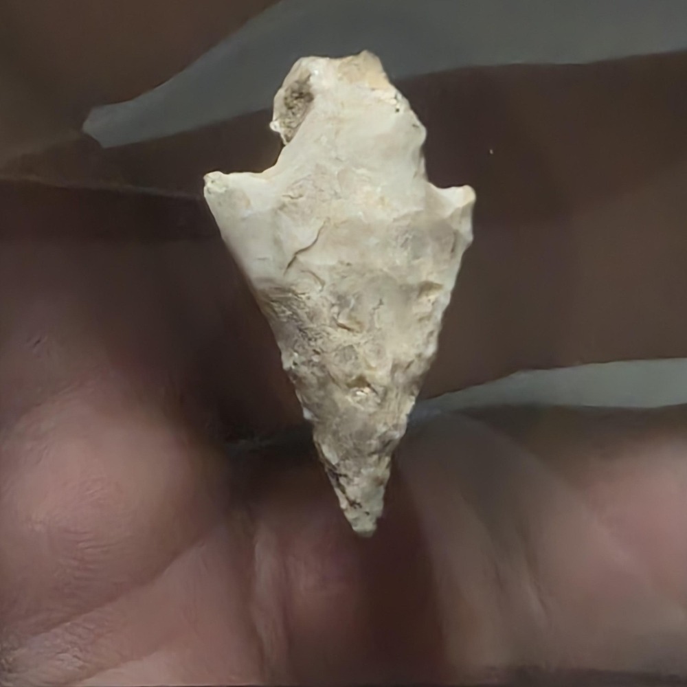 Lithic Notched Stone Arrowhead – Mexico Origin – Unauthenticated - Picture 4 of 4